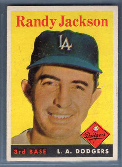 1958 Topps #301 Randy Jackson VG-EX  GO401