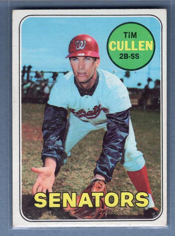 1969 Topps 586 Tim Cullen VG-EX SET BREAK