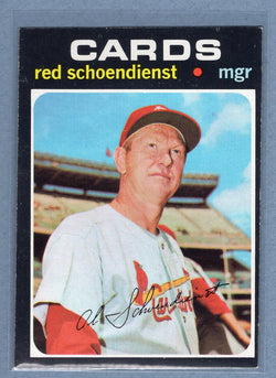 1971 Topps #239 Red Schoendienst (HOF)  (e) EX-MT  GO340
