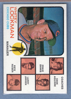 1973 Topps #81 Cubs Mgr./Coaches EX-MT  GO443