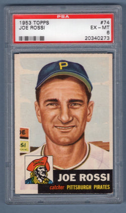 1953 Topps #74 Joe Rossi (20340273) PSA 6