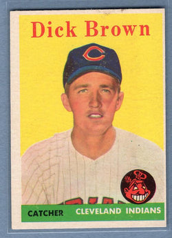 1958 Topps #456 Dick Brown EX  GO67B