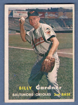 1957 Topps #17 Billy Gardner EX  GO215