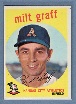 1959 Topps #182 Milt Graff EX-MT    GO177