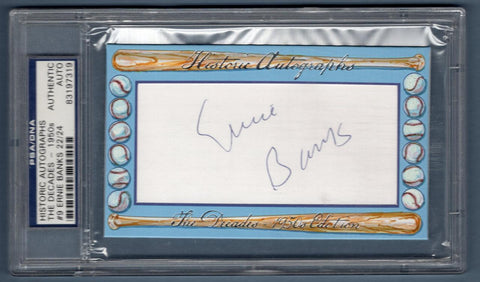 2012  Historic Autographs The Decade Ernie Banks 22/24