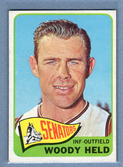 1965 Topps #336 Woody Held (a) EX   GO375