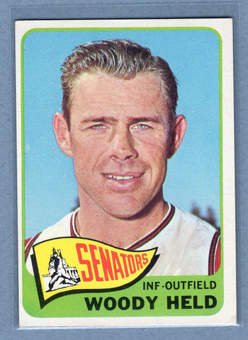 1965 Topps #336 Woody Held (b) EX   GO375