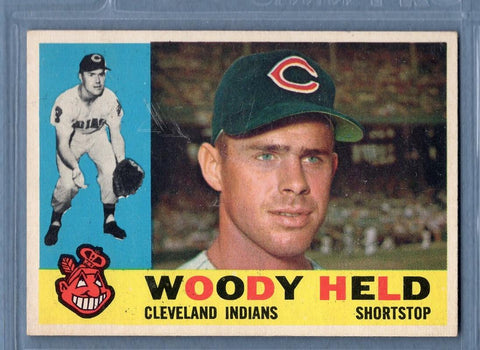 1960 Topps #178 Woody Held EX-MT  Set Break C