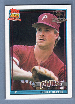 1991 Topps Desert Shield #637 Bruce Ruffin  NM  GO625