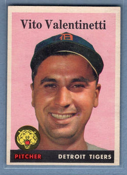 1958 Topps #463 Vito Valentinelli EX  GO67B