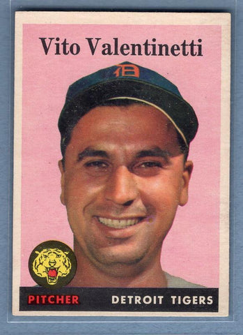 1958 Topps #463 Vito Valentinelli EX  GO67B