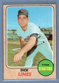 1968 Topps #291 Dick Lines   EX-MT  GO550