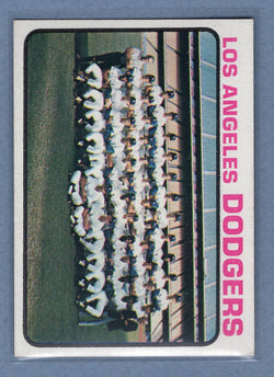 1973 Topps #91 Los Angeles, Dodgers Team  EX-MT  GO443