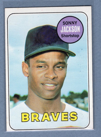 1969 Topps #53 Sonny Jackson (c) EX-MT  GOWABB