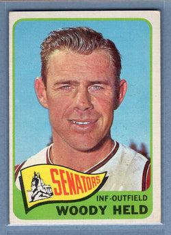 1965 Topps #336 Woody Held (d) EX   GO375