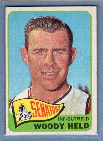 1965 Topps #336 Woody Held (d) EX   GO375