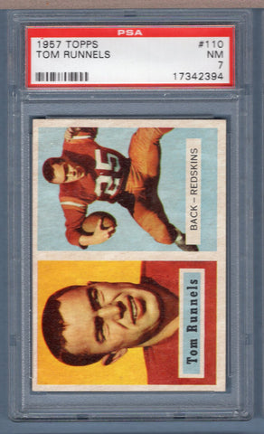 1957 Topps #110 TOM RUNNELS (17342394) PSA 7