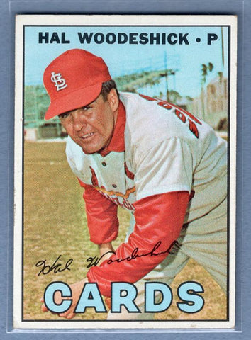 1967 Topps #324 Hal Woodeshick EX  GO446