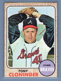 1968 Topps #93 Tony Cloninger EX  GO250