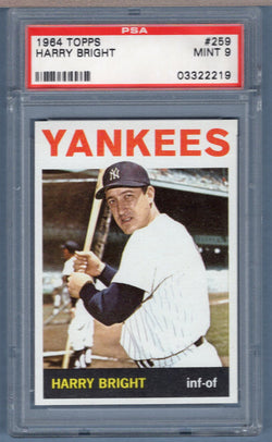 1964 Topps #259 Harry Bright (03322219) PSA 9