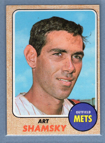 1968 Topps #292 Art Shamsky (a)  EX-MT  GO550