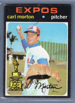 1971 Topps #515 Carl Morton  EX  SB1