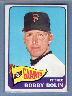 1965 Topps #341 Bobby Bolin  VG-EX  GO375