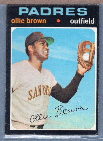 1971 Topps #505 Ollie Brown  EX  GO747