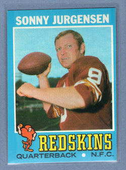 1971 Topps #50 Sonny Jurgensen (HOF) (b) EX-MT  GO600