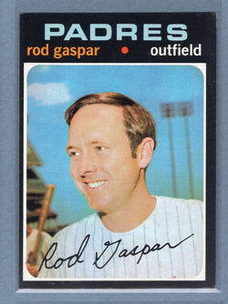 1971 Topps #383 Rod Gaspar  (b) EX-MT  GO775
