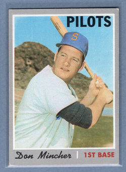 1970 Topps #185 Don Mincher  EX  GO680