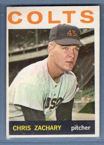 1964 Topps #23 Chris Zachary EX  GO319