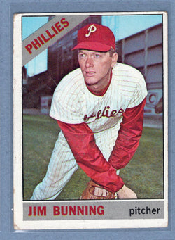 1966 Topps #435 Jim Bunning (HOF) (st)  VG  GO470