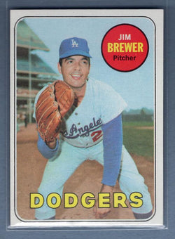 1969 Topps #241 Jim Brewer NM   GO319