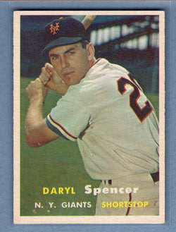 1957 Topps #49 Daryl Spencer(a) EX-MT  GO188