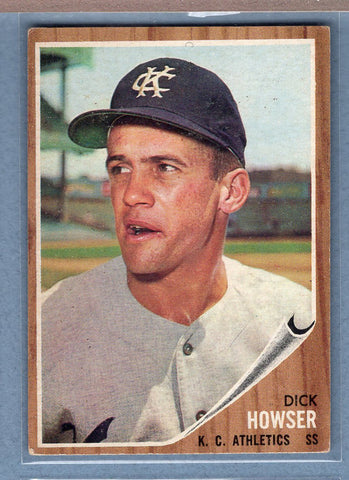 1962 Topps #13 Dick Howser  EX  GO301