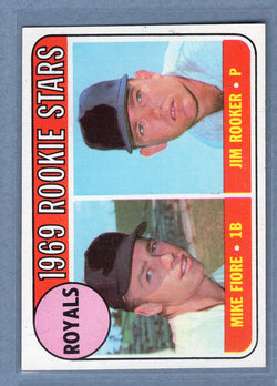 1969 Topps #376 Royals Rookies (b) EX-MT  GO700