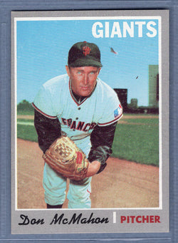 1970 Topps #519 Don McMahon  EX-MT  SB2