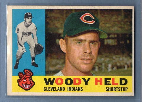 1960 Topps #178 Woody Held EX   GO255