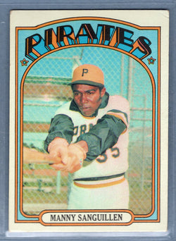 1972 Topps #60 Manny Sanguillen (C) VG-EX  GO544
