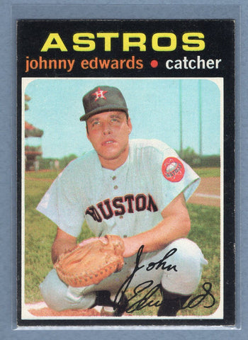 1971 Topps #44 Johnny Edwards  EX  GO950