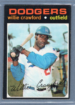 1971 Topps #519 Willie Crawford  EX  SB1