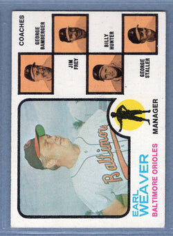 1973 Topps #136 Orioles Mgr./Coaches (a) EX-MT  GO669