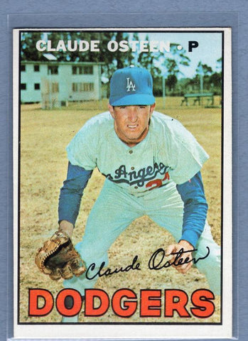 1967 Topps #330 Claude Osteen EX  GO446