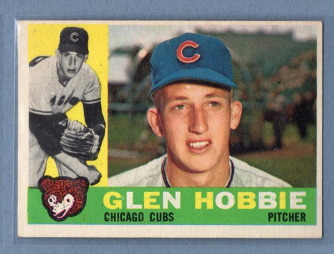 1960 Topps #182 Glen Hobbie EX   GO255