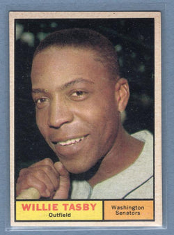 1961 Topps #458 Willie Tasby EX   GO195