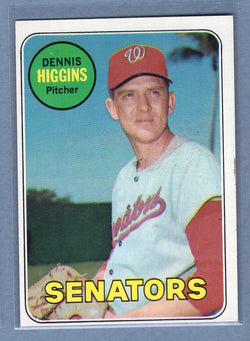 1969 Topps #441 Dennis Higgins (st)  VG  GO602