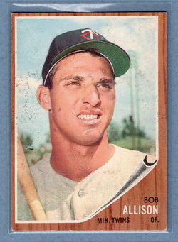 1962 Topps #180 Bob Allison (st) VG  GO301