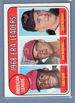 1969 Topps #7 A.L. ERA Leaders (a) EX-MT  GOWAYY