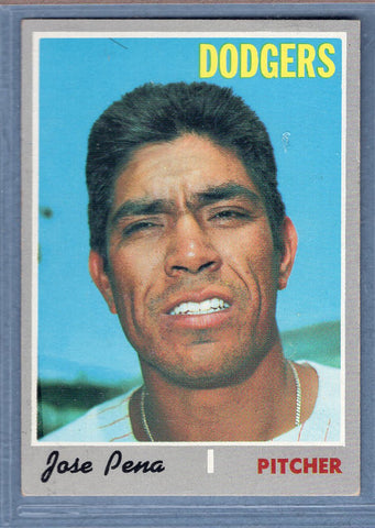 1970 Topps #523 Jose Pena  EX-MT  SB1